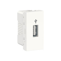 NU342918 - Unica modular usb-коннектор, 1 модуль, белый NU342918 - Unica modular usb-коннектор, 1 модуль, белый