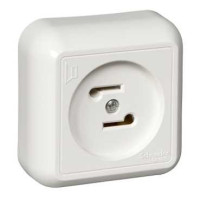 РОЗЕТКА РАДИО «ПРИМА» О/У (30В) БЕЛЫЙ