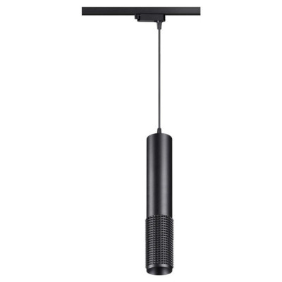Novotech 358501 PORT NT21 056 черный Светильник трековый однофазный трехжильный, провод 1м IP20 LED 4000K 12W 220V MAIS LED