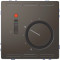 MTN5760-6034 - Merten D-Life ТЕРМОРЕГУЛЯТОР с центр. пл. с выкл.230В, АНТРАЦИТ, SD, Schneider Electric