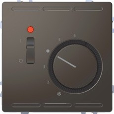 MTN5760-6034 - Merten D-Life ТЕРМОРЕГУЛЯТОР с центр. пл. с выкл.230В, АНТРАЦИТ, SD, Schneider Electric
