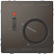 MTN5760-6034 - Merten D-Life ТЕРМОРЕГУЛЯТОР с центр. пл. с выкл.230В, АНТРАЦИТ, SD, Schneider Electric
