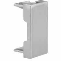 Donel Заглушка 1 мод., алюм. матовая (22.5х45мм), DF10ALM Donel Заглушка 1 мод., алюм. матовая (22.5х45мм), DF10ALM