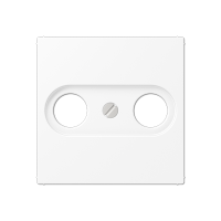 Крышка для телевизионной розетки; термопласт; белый матовый, A561BFPLTVWWM