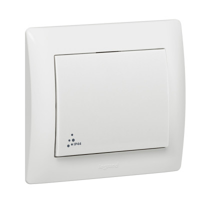 Legrand Переключатель на 2 направления - Galea Life - IP 44 - белая лицевая панель, 771020