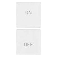 Vimar Две клавиши 1М для автоматизации, ON/OFF, белые, 19751.1.B