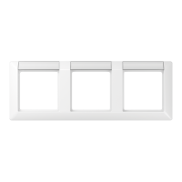 Рамка 3-кратная с полем для надписи для горизонтальной установки; белая, AS5830NAWW Рамка 3-кратная с полем для надписи для горизонтальной установки; белая, AS5830NAWW