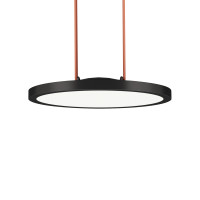 Denkirs DK5566-BK Трековый светильник Belty Flow со светодиодом d168mm H30mm 48V 10W 120° 4000K IP20 черный алюминий