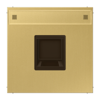 Плата (фиксация защёлкиванием) для одного модуля с полем для надписи; металл; латунь Classic, ME1969-15NAWEC Плата (фиксация защёлкиванием) для одного модуля с полем для надписи; металл; латунь Classic, ME1969-15NAWEC