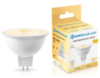 Светодиодная лампа линза MR16 7Вт 2700K GU5.3 38°, AMBRELLA LIGHT, 170713