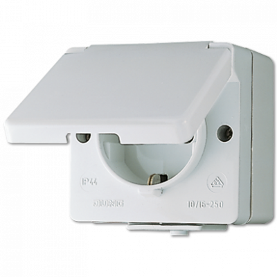 Штепсельная розетка SCHUKO для накладного монтажа IP44, 620WX