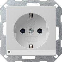 1170015 Gira Розетка с з/к и светодиодной подсветкой