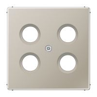 Крышка для SAT-TV-розетки; благородная сталь, ES2990-4SAT1 Крышка для SAT-TV-розетки; благородная сталь, ES2990-4SAT1