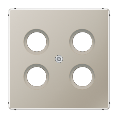 Крышка для SAT-TV-розетки; благородная сталь, ES2990-4SAT1
