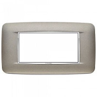 20684.C14 - Vimar Накладка с закруглениями для 4 модулей титан матовый
