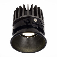 ST LUCE ST851.438.07 Светодиодный модуль Черный LED 1*7W 3000K 560Lm Ra>90 36° IP20 D69xH75 220-240V