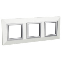 4400856 - ДКС Рамка из металла, "Avanti", белая, 3 поста