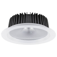 Светильник встраиваемый светодиодный 20W, 1800Lm, 4000K, 60 градусов, белый, AL251 с драйвером в комплекте, Feron 32616