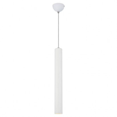 LUSSOLE CORNVILLE Подвесной светильник, цвет основания - белый, плафон - металл (цвет - белый), 1x3W LED, LSP-8112