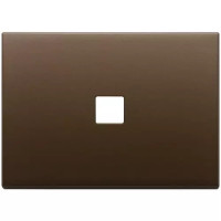 Vimar Накладка плоская, 3 модуля на 1 кнопку, Flat, брошированная темная бронза, 22683.1.12