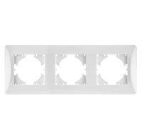 GUSI Ugra РАМКА 3-местная, цвет белый., С1130-001