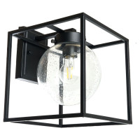 Светильник садово-парковый с клеммой в комплекте, 60W 230V E27 черный, PL711, Feron 48385