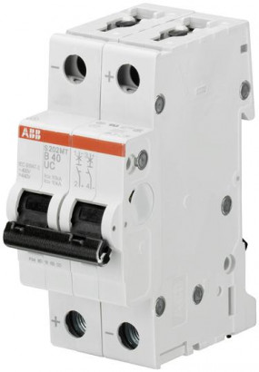 ABB Выключатель автоматический 2-полюсной S202M B50UC