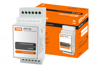 РКУ-02-1нас/1рез/2ур/3датч-230/400В-DIN (без датчиков) TDM Electric, SQ1507-0003