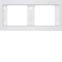 13637009 - Рамкa 2-ая гор., K.1, цвет: полярная белизна, с блеском, Berker