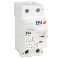 КЭАЗ ВДТ без защиты от сверхтоков OptiDin DM63-2325-A-УХЛ4 (2P, 25, 100mA), 254267