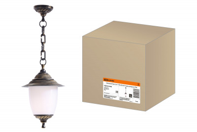 Светильник Прага Эл-11-70Б 60 Вт Е27 подвесной бронза TDM Electric, SQ0330-0508