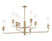 Потолочный светильник с мрамором E14*8, AMBRELLA LIGHT, LH53252