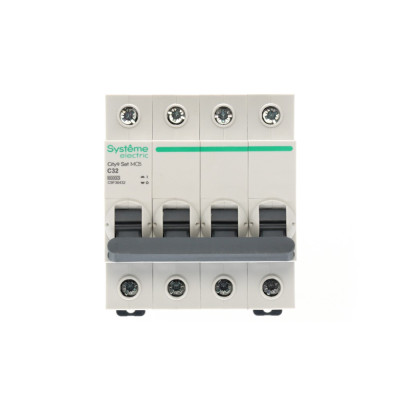 City9 Set Автоматический выключатель (АВ) С 32А 4P 6kA 400В, Systeme Electric, C9F36432