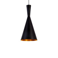 Arte Lamp CAPPELLO, Подвес, цвет арматуры - черный, цвет плафона/декора - ЧЕРНЫЙ, 1х40W E27, A3408SP-1BK