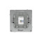 DKC KANT Компьютерная розетка RJ-45 без шторки, кат.6А одинарная,белый песок, 7010673