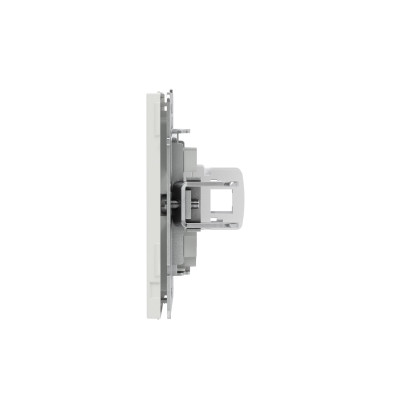 DKC KANT Компьютерная розетка RJ-45 без шторки, кат.6А одинарная,белый песок, 7010673