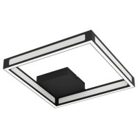 99787 Потолочный светильник ALTAFLOR, LED 12W, 1200lm, L310, B310, H70, сталь, черный/пластик, белый