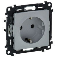 753620 - Valena LIFE.Силовая розетка 2К+З 16А 250В с защитными шторками.Безвинтовые зажимы.С лицевой панелью., Legrand 753620 - Valena LIFE.Силовая розетка 2К+З 16А 250В с защитными шторками.Безвинтовые зажимы.С лицевой панелью., Legrand