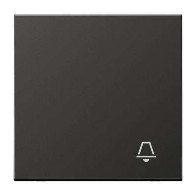 Клавиша для кнопок и выключателя с символом "звонок"; антрацит, AL2990KAN