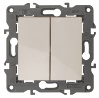 ЭРА 14-1106-02 Elegance Сл.кость Переключатель 2-кл