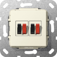 569301 Gira Разъем динамиков 2 местный