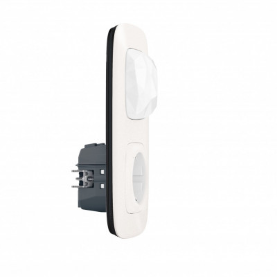 752996 - Valena Allure with NETATMO. Стартовый пакет.  Шлюз WiFi + умная розетка 2К+З 16А 230В + главный беспроводной выключатель "Я дома/Я вне дома". Цвет Жемчуг