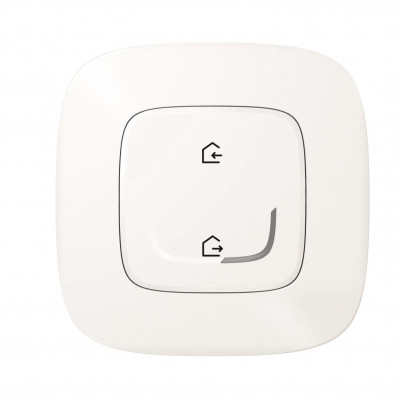 752996 - Valena Allure with NETATMO. Стартовый пакет.  Шлюз WiFi + умная розетка 2К+З 16А 230В + главный беспроводной выключатель "Я дома/Я вне дома". Цвет Жемчуг