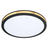 99406 Светод. настенно-потол. светильник PESCAITO, 12W (LED), 1350lm, ?280, H65, сталь, черный /плас