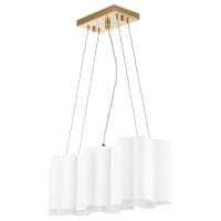 Lightstar 802133 (NUBI-D3A) Подвес NUBI 3х40W E27 ШАМПАНЬ/БЕЛЫЙ (в комплекте)