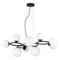 Lightstar 815097 (MD9502/9A) Люстра GLOBO 9х40W G9 МАТОВЫЙ ЧЕРНЫЙ (в комплекте)
