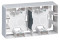 672530 - Коробка для накладного монтажа 2 поста - Legrand Etika - белый, Legrand
