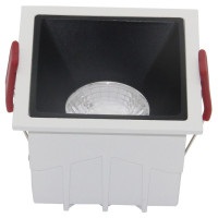 Downlight Alfa LED Встраиваемый светильник, цвет: Бело-черный 15W