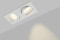 Корпус светильника COMBO-2S2-WH IP20 потолочн. встраив. наклон.-поворотн. бел. SWG PRO 00-00004158