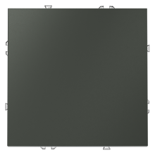 Перекрестный переключатель встраиваемый VOLTUM S70 одноклавишный 10А, (титан), VLS010506